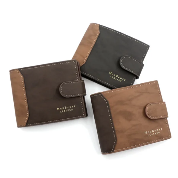 Men's Wallet Black/brown - Image 2